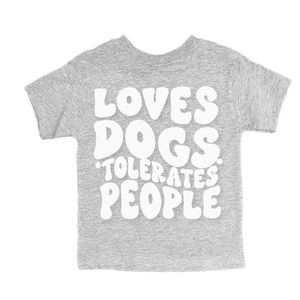 Adult unisex loves dog tolerates people